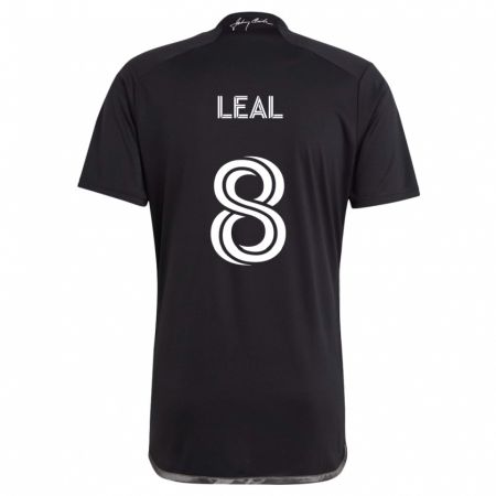 Kandiny Férfi Randall Leal #8 Fekete Idegenbeli Jersey 2024/25 Mez Póló Ing