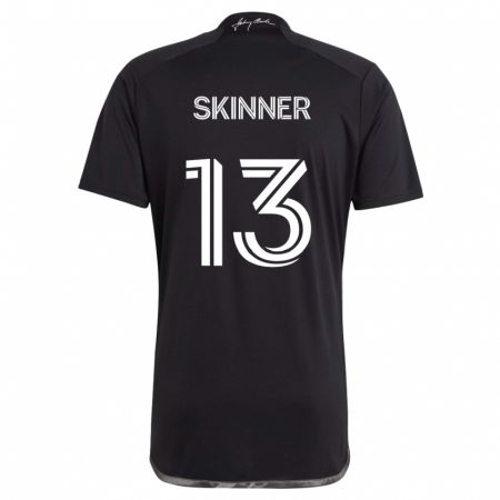 Kandiny Férfi Joey Skinner #13 Fekete Idegenbeli Jersey 2024/25 Mez Póló Ing