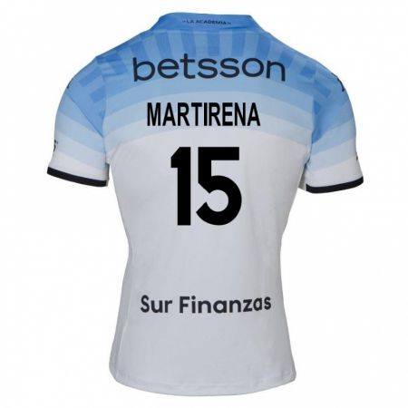 Kandiny Férfi Gastón Martirena #15 Fehér Kék Fekete Idegenbeli Jersey 2024/25 Mez Póló Ing