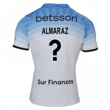 Kandiny Férfi Alex Almaraz #0 Fehér Kék Fekete Idegenbeli Jersey 2024/25 Mez Póló Ing