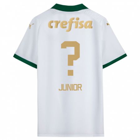 Kandiny Férfi Gilberto Junior #0 Fehér Zöld Idegenbeli Jersey 2024/25 Mez Póló Ing