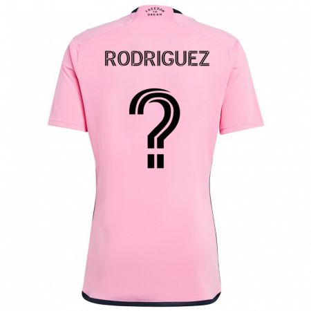 Kandiny Női Emerson Rodríguez #0 Rózsaszín Hazai Jersey 2024/25 Mez Póló Ing