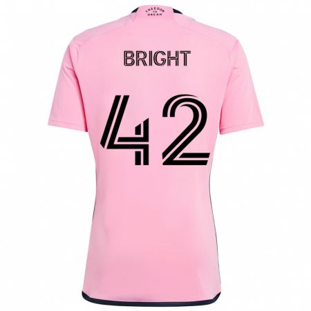 Kandiny Női Yannick Bright #42 Rózsaszín Hazai Jersey 2024/25 Mez Póló Ing