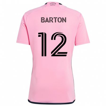 Kandiny Női Tye Barton #12 Rózsaszín Hazai Jersey 2024/25 Mez Póló Ing