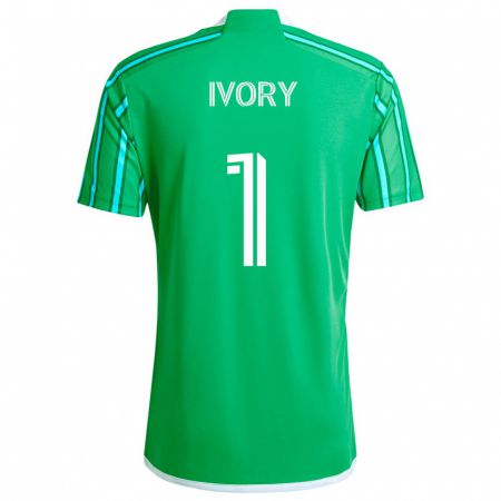 Kandiny Női Laurel Ivory #1 Zöld Fehér Hazai Jersey 2024/25 Mez Póló Ing