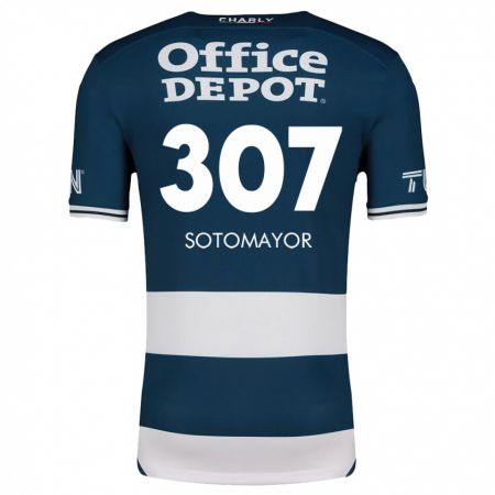 Kandiny Női Jacob Sotomayor #307 Kék Fehér Hazai Jersey 2024/25 Mez Póló Ing