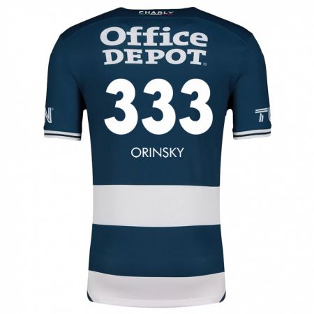 Kandiny Női Edson Orinsky #333 Kék Fehér Hazai Jersey 2024/25 Mez Póló Ing