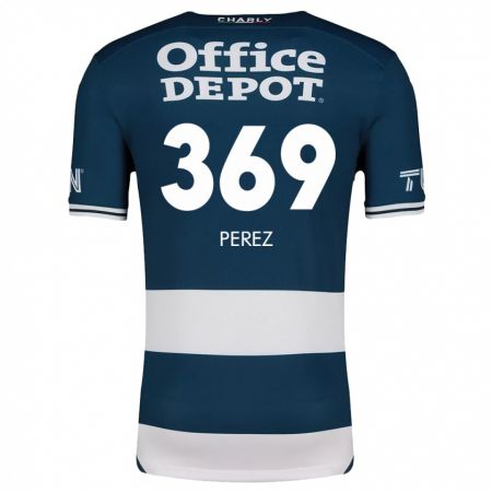 Kandiny Női Santiago Pérez #369 Kék Fehér Hazai Jersey 2024/25 Mez Póló Ing