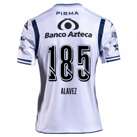 Kandiny Női Brian Alavez #185 Fehér Sötétkék Hazai Jersey 2024/25 Mez Póló Ing