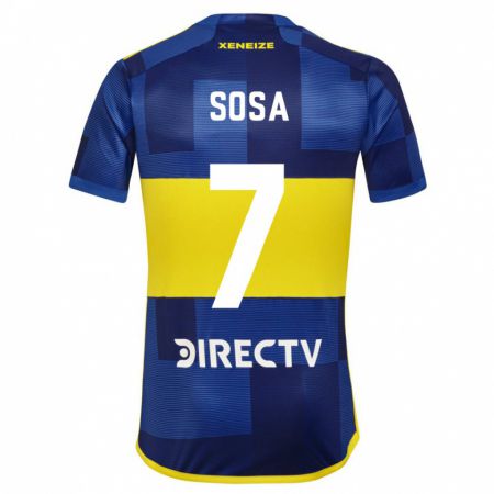 Kandiny Női Elián Sosa #7 Kék Sárga Hazai Jersey 2024/25 Mez Póló Ing