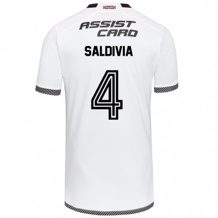 Kandiny Női Alan Saldivia #4 Fehér Fekete Hazai Jersey 2024/25 Mez Póló Ing