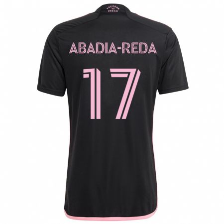 Kandiny Női Ezequiel Abadia-Reda #17 Fekete Idegenbeli Jersey 2024/25 Mez Póló Ing