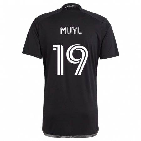 Kandiny Női Alex Muyl #19 Fekete Idegenbeli Jersey 2024/25 Mez Póló Ing