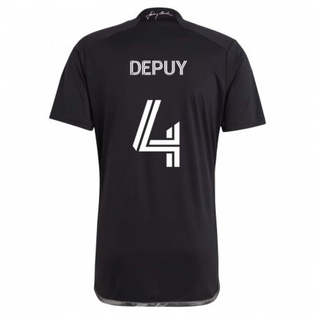 Kandiny Női Nick Depuy #4 Fekete Idegenbeli Jersey 2024/25 Mez Póló Ing