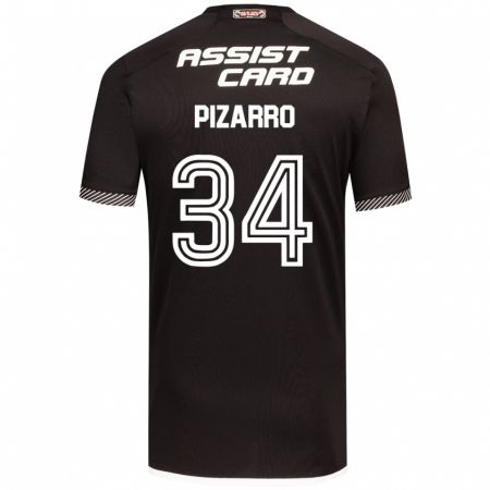 Kandiny Női Vicente Pizarro #34 Fekete-Fehér Idegenbeli Jersey 2024/25 Mez Póló Ing