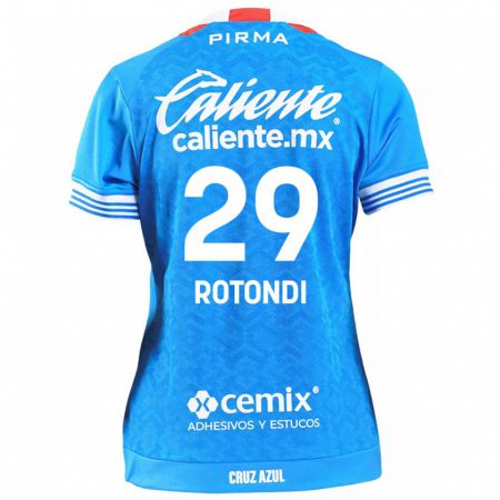 Kandiny Gyermek Carlos Rotondi #29 Égszínkék Hazai Jersey 2024/25 Mez Póló Ing