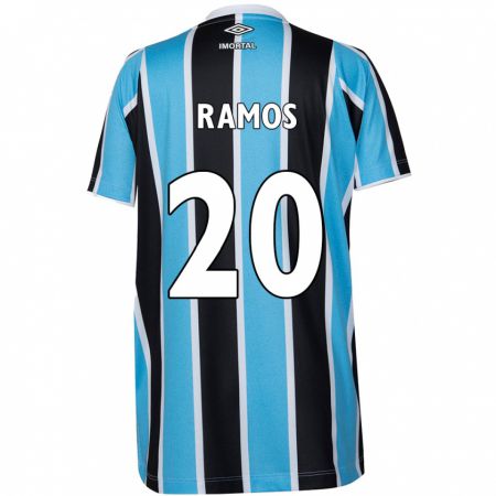 Kandiny Gyermek Mónica Ramos #20 Kék Fekete Fehér Hazai Jersey 2024/25 Mez Póló Ing