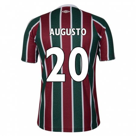 Kandiny Gyermek Renato Augusto #20 Zöld Barna Fehér Hazai Jersey 2024/25 Mez Póló Ing