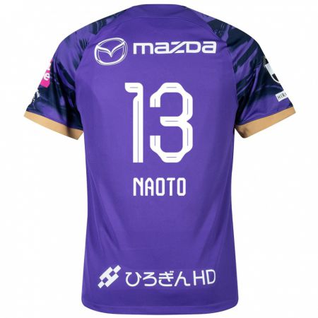 Kandiny Gyermek Naoto Arai #13 Lila Fehér Hazai Jersey 2024/25 Mez Póló Ing