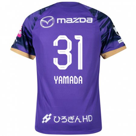 Kandiny Gyermek Manato Yamada #31 Lila Fehér Hazai Jersey 2024/25 Mez Póló Ing