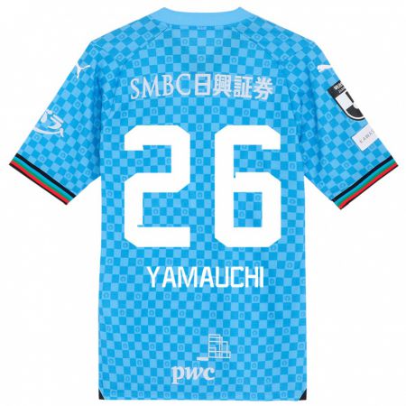 Kandiny Gyermek Hinata Yamauchi #26 Azúrkék Hazai Jersey 2024/25 Mez Póló Ing