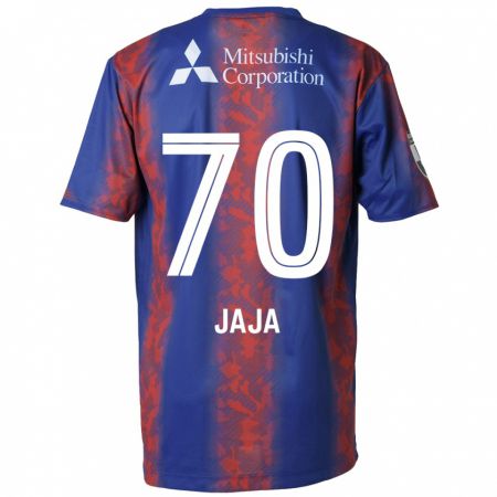 Kandiny Gyermek Jája Silva #70 Kék Piros Hazai Jersey 2024/25 Mez Póló Ing