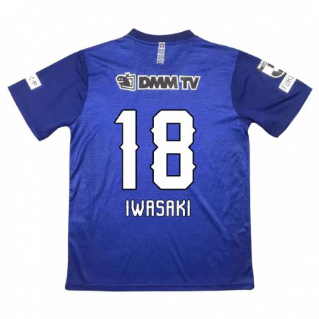 Kandiny Gyermek Yuto Iwasaki #18 Sötétkék Hazai Jersey 2024/25 Mez Póló Ing