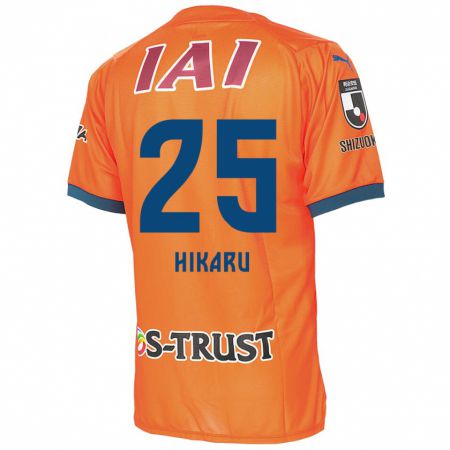 Kandiny Gyermek Hikaru Naruoka #25 Orange Blue Hazai Jersey 2024/25 Mez Póló Ing