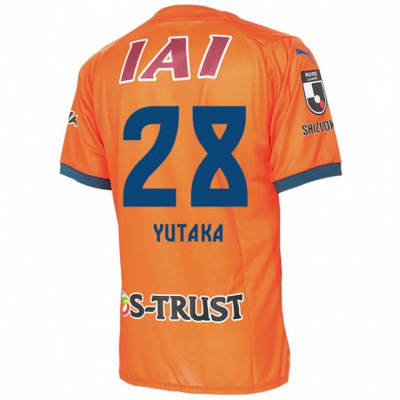 Kandiny Gyermek Yutaka Yoshida #28 Orange Blue Hazai Jersey 2024/25 Mez Póló Ing