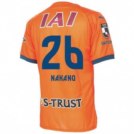 Kandiny Gyermek Takeru Nakano #26 Orange Blue Hazai Jersey 2024/25 Mez Póló Ing