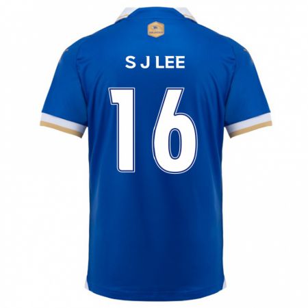 Kandiny Gyermek Jong-Sung Lee #16 Kék Fehér Hazai Jersey 2024/25 Mez Póló Ing