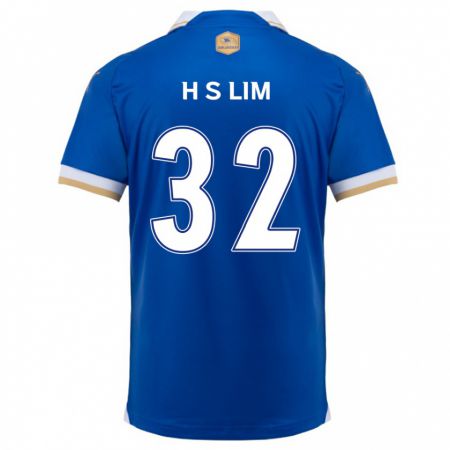 Kandiny Gyermek Seong-Hyeon Lim #32 Kék Fehér Hazai Jersey 2024/25 Mez Póló Ing