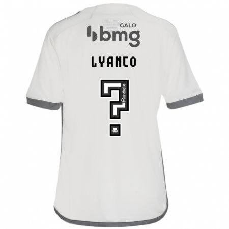 Kandiny Gyermek Lyanco #0 Törtfehér Idegenbeli Jersey 2024/25 Mez Póló Ing