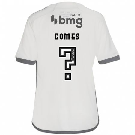 Kandiny Gyermek Fábio Gomes #0 Törtfehér Idegenbeli Jersey 2024/25 Mez Póló Ing