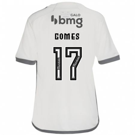 Kandiny Gyermek Igor Gomes #17 Törtfehér Idegenbeli Jersey 2024/25 Mez Póló Ing