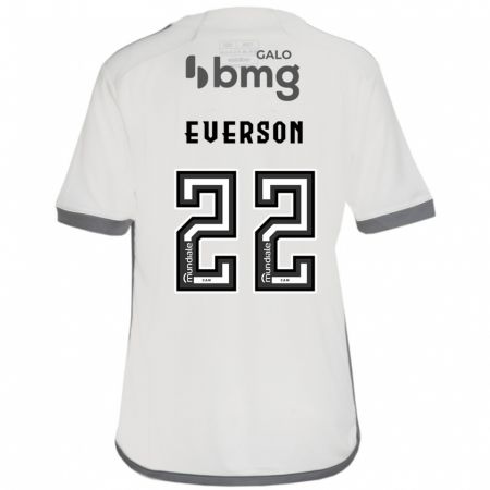 Kandiny Gyermek Everson #22 Törtfehér Idegenbeli Jersey 2024/25 Mez Póló Ing