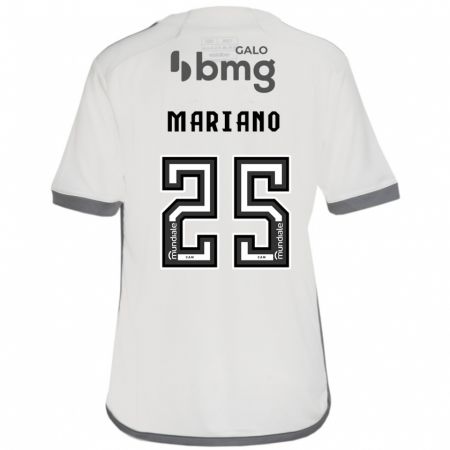 Kandiny Gyermek Mariano #25 Törtfehér Idegenbeli Jersey 2024/25 Mez Póló Ing