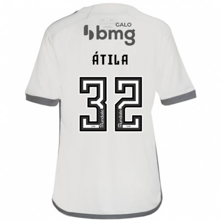 Kandiny Gyermek Gabriel Átila #32 Törtfehér Idegenbeli Jersey 2024/25 Mez Póló Ing