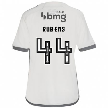 Kandiny Gyermek Rubens #44 Törtfehér Idegenbeli Jersey 2024/25 Mez Póló Ing