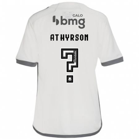 Kandiny Gyermek Athyrson #0 Törtfehér Idegenbeli Jersey 2024/25 Mez Póló Ing