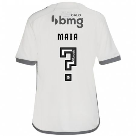 Kandiny Gyermek Caio Maia #0 Törtfehér Idegenbeli Jersey 2024/25 Mez Póló Ing