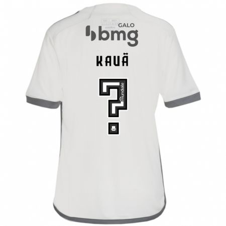 Kandiny Gyermek David Kauã #0 Törtfehér Idegenbeli Jersey 2024/25 Mez Póló Ing