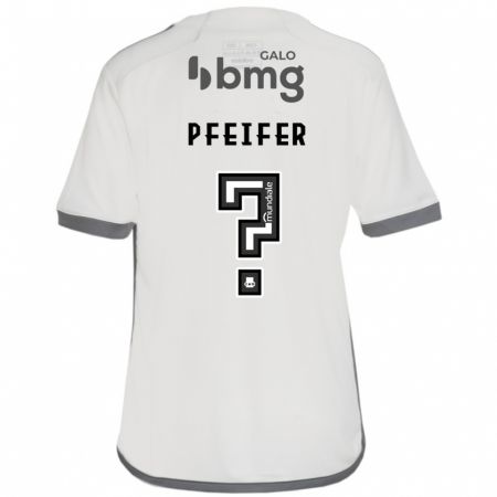 Kandiny Gyermek Gabriel Pfeifer #0 Törtfehér Idegenbeli Jersey 2024/25 Mez Póló Ing