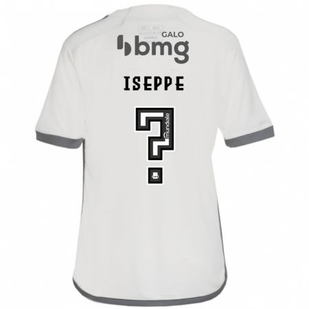 Kandiny Gyermek Mateus Iseppe #0 Törtfehér Idegenbeli Jersey 2024/25 Mez Póló Ing