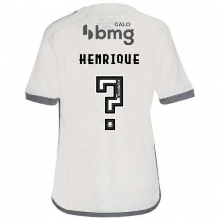 Kandiny Gyermek Bruno Henrique #0 Törtfehér Idegenbeli Jersey 2024/25 Mez Póló Ing