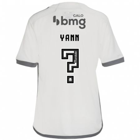 Kandiny Gyermek Yann #0 Törtfehér Idegenbeli Jersey 2024/25 Mez Póló Ing