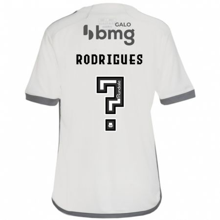 Kandiny Gyermek Vinicius Rodrigues #0 Törtfehér Idegenbeli Jersey 2024/25 Mez Póló Ing