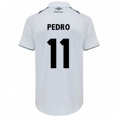 Kandiny Gyermek João Pedro #11 Fehér Kék Idegenbeli Jersey 2024/25 Mez Póló Ing