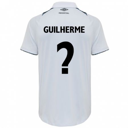 Kandiny Gyermek Zé Guilherme #0 Fehér Kék Idegenbeli Jersey 2024/25 Mez Póló Ing