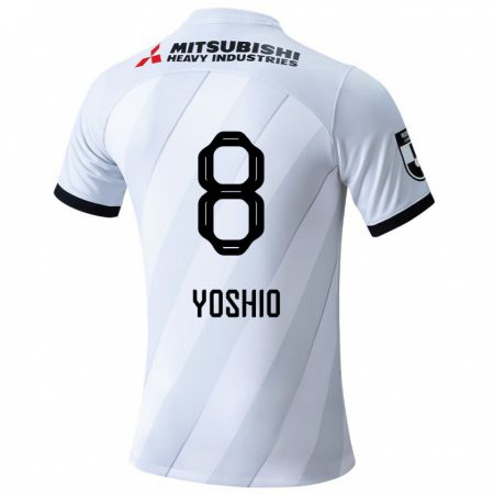 Kandiny Gyermek Yoshio Koizumi #8 Fehér Szürke Idegenbeli Jersey 2024/25 Mez Póló Ing